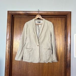 Linen blend Vince blazer size 8